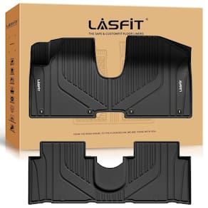 Tapetes de chão LASFIT para Hyundai Ioniq 5 2022-2024 TPE preto