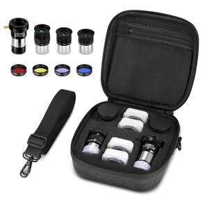 Conjunto de oculares para telescópio astronômico NEEWER 9PCS com acessórios