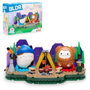 Conjunto de construção BLDR Squishmallows Benny and Cam`s Outdoor Adventure