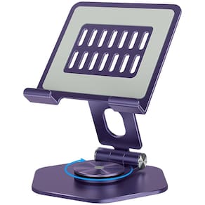 Suporte para tablet SOJUNER Swivel com base giratória 360, roxo