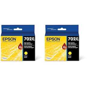 Cartucho de tinta Epson T702 DuraBrite Ultra Yellow T702XL420 x2