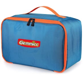 Estojo de transporte de brinquedos Gemmicc Magnetic Tiles Storage Bag azul