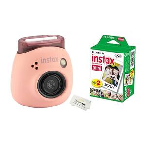 Câmera digital Fujifilm Instax Pal com 20 impressões em pó rosa