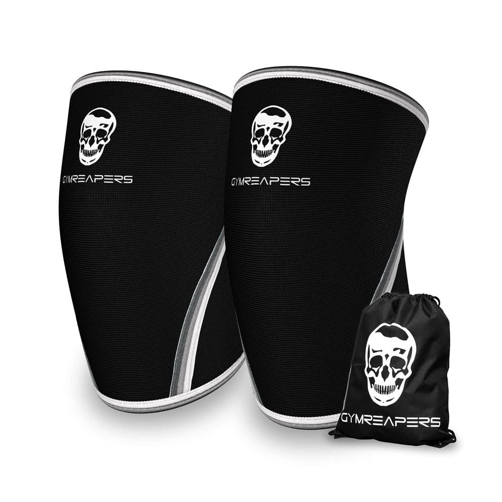 Mangas de joelho Gymreapers 7MM IPF aprovadas para homens e mulheres