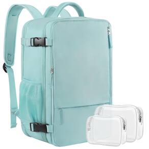 Mochila de viagem Sinaliy Large 40L impermeável para mulheres de 17 polegadas