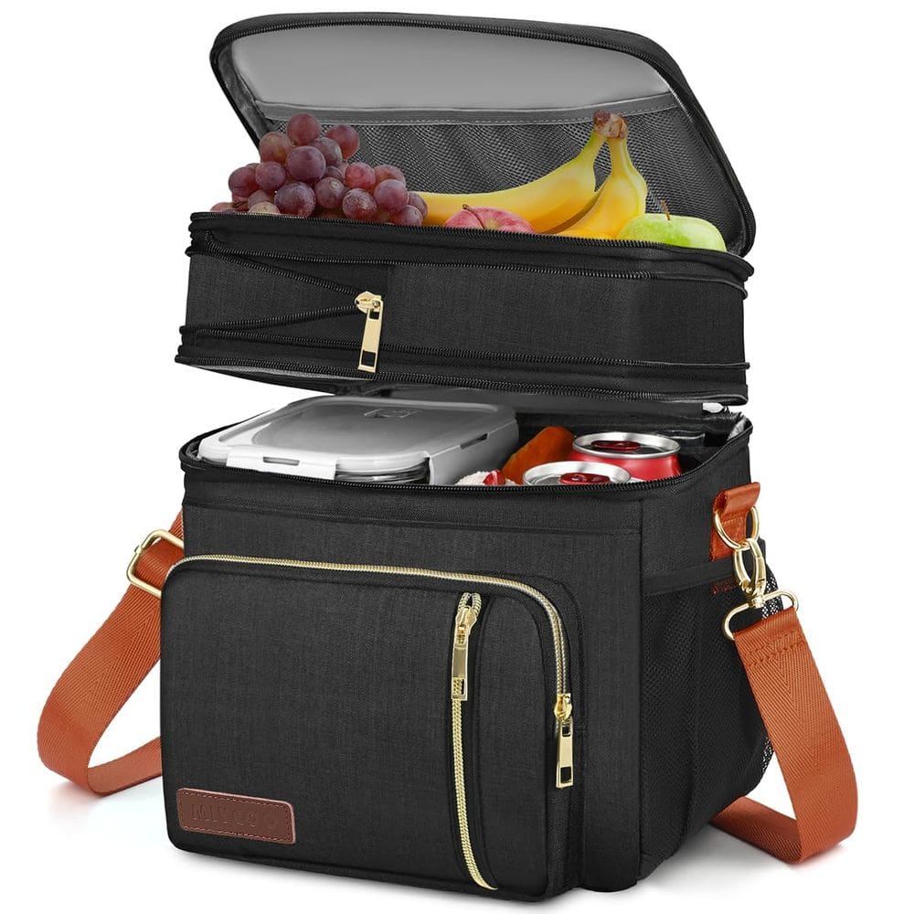 Lancheira e lancheira MIYCOO Double Deck isoladas para adultos