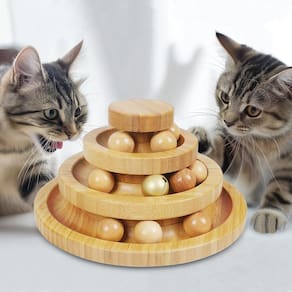 Brinquedo Cat Ball Track DoogCat Cat Ball com 9 bolas - tamanho grande