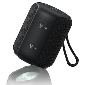 Alto-falante portátil Bobtot Bluetooth IPX6 Waterproof 25H Preto