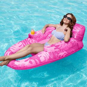 Espreguiçadeira inflável para piscina Sloosh Premium Adult Pink