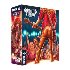 Jogo de tabuleiro de estratégia Devir Rock Hard: 1977 para 2-5 jogadores