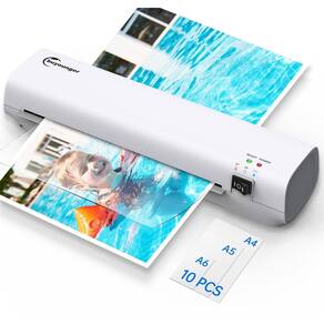 Máquina laminadora Buyounger 23 cm Hot & Cold A4/A5/A6 com 10 folhas
