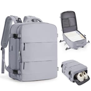 Mochila de viagem Coofay Carry-on Flight Approved Grey