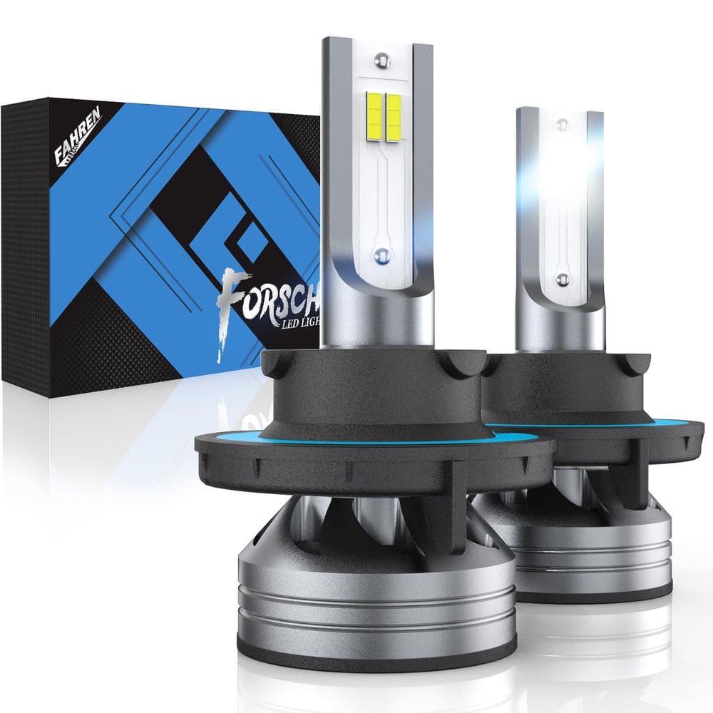 Lâmpadas de neblina FAHREN H13 9008 6500K Super Bright 24000LM, pacote com 2
