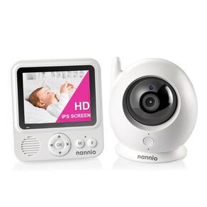 Monitor de bebê nannio Upgraded Hero HD com câmera e áudio 720p