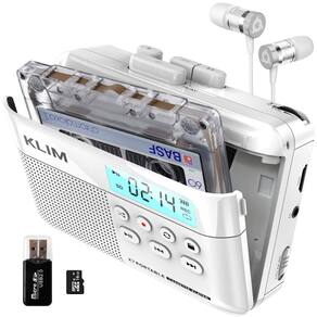 Leitor de fita cassete KLIM K7 Conversor de cassete para MP3