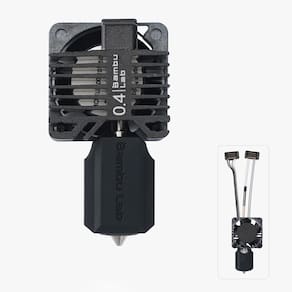 Kit Hotend 3DTOOLS Bamboo LAB em aço temperado com ventilador para impressora 3D Bambu LAB P1, P1P, P1S