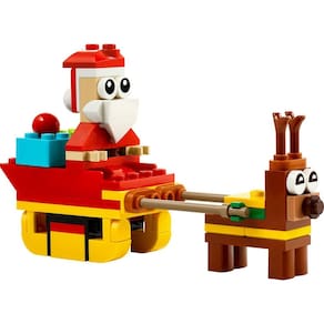 Conjunto de bolsas plásticas Toy LEGO Creator Santa`s Sleigh Ride 30670