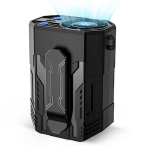 Fio de ventilador portátil 4000mAh recarregável 4 velocidades 13000RPM
