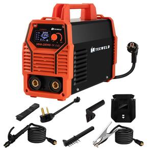 Soldador TECWELD 200A 110V/220V Arco/elevador de dupla tensão TIG
