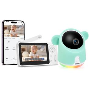 Monitor de bebê GMK 1080P WiFi Smartphone App Night Vision