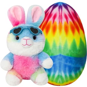 Brinquedo de pelúcia yohica Easter Egg Bunny Stuffed Animal para crianças