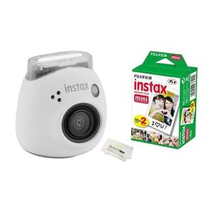 Câmera digital Fujifilm Instax Pal com 20 impressões em branco leitoso