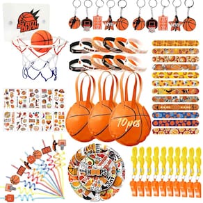 Lembrancinhas de basquete RefinedNest, 121 unidades com conjunto de tiro