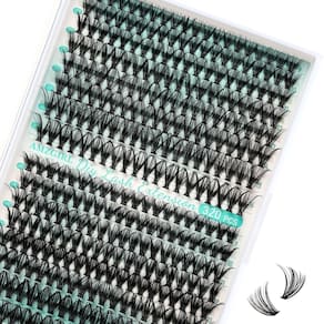 Extensão de cílios, cachos de cílios, 320 unidades, 30D, 40D, Wispy Natural