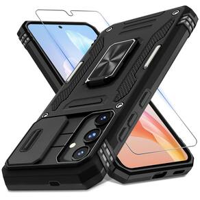 Capa de telefone DEERLAMN para Samsung Galaxy S25+ Plus 6.7" preta