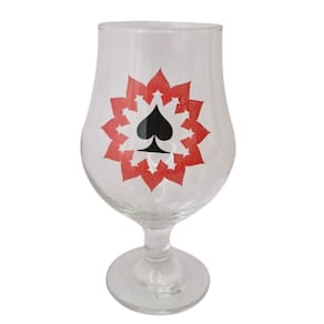 Taça Copo Cerveja Vidro Naipe Espada 400ml + Presente