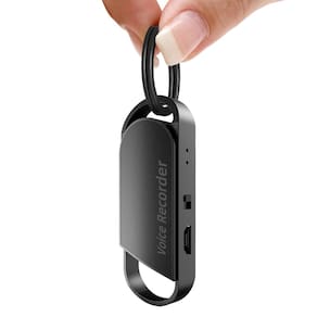 Gravador de voz FSLTBX 128GB com redução tripla de ruído inteligente de IA