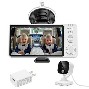 Câmera sem fio para carro de bebê A2C 1080P com bateria de 7 horas