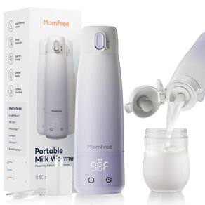 Aquecedor de leite para bebês Momfree MF006 portátil sem fio 340ml