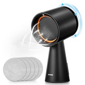 Exaustor portátil FOHERE com 5 filtros de carvão ativado