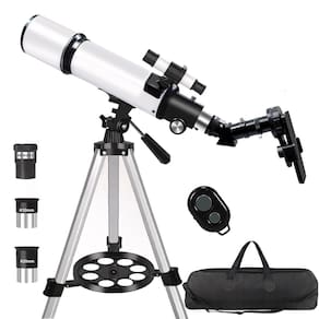 Telescópio FASHIONARI, abertura de 80 mm, refrator de 600 mm para adultos