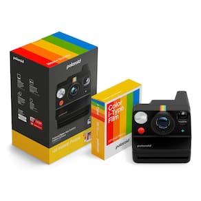Câmera instantânea Polaroid Now+ I-Type de 3ª geração com 16 filmes
