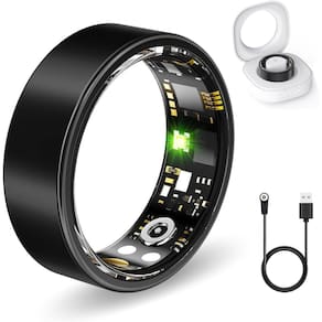 Rastreador de fitness Smart Ring Duobuy Health para mulheres/homens