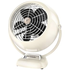 Ventilador Vintage com 2 Velocidades e Inclinação Ajustável, 110V 5W, VORNADO CR1 0224 75, Branco