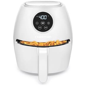 Fritadeira Elétrica AirFryer 3.7L com Painel Digital e Desligamento Automático, 110V, CHEFMAN, Branca