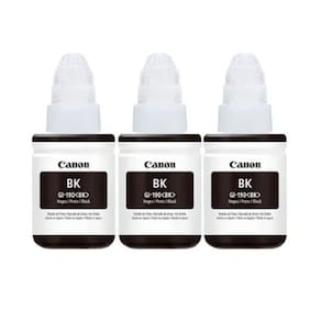 Kit 3 Refil Tinta G190 BK G3110 G4100 G3100