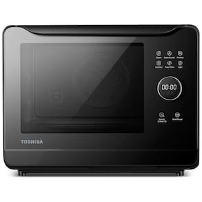 Forno a Vapor Compacto 6 em 1 com Capacidade de 19L, 36 Menus Predefinidos e Limpeza a Vapor, 110V 1800W, TOSHIBA, Preto
