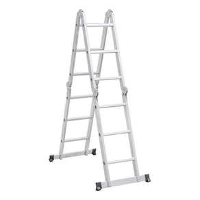 Escada Articulada Multifuncional 4x3 Alumínio 10degraus 3,0m