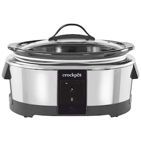 Panela Elétrica 5.7L Programável com Controle de Voz, 880W, 110V, CROCK POT 2139005, Prateado