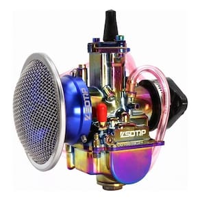 Carburador Pwk Colorful com filtro de ar e adaptador, 30mm