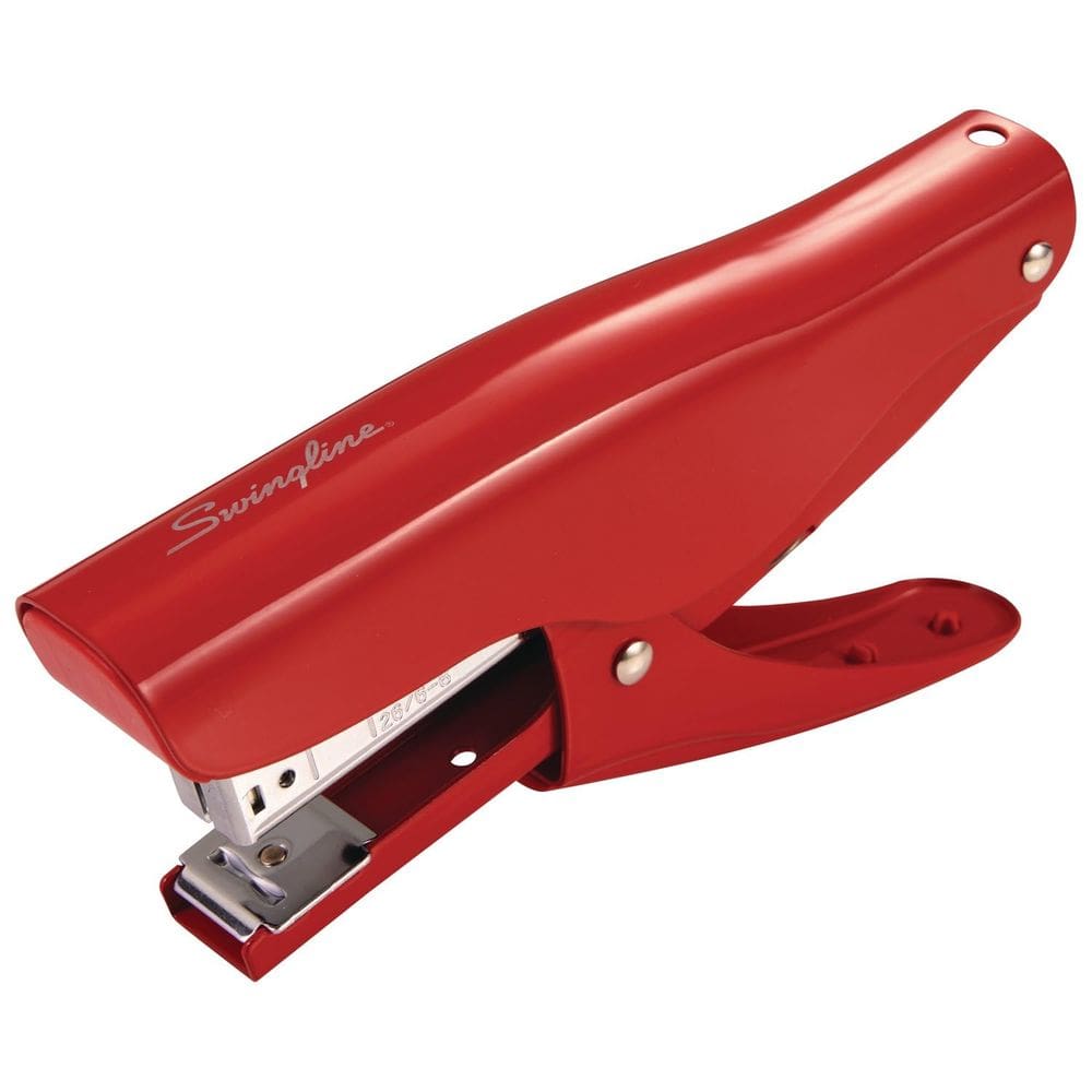 Alicate Stapler Swingline Handheld Heavy Duty 25 folhas vermelhas