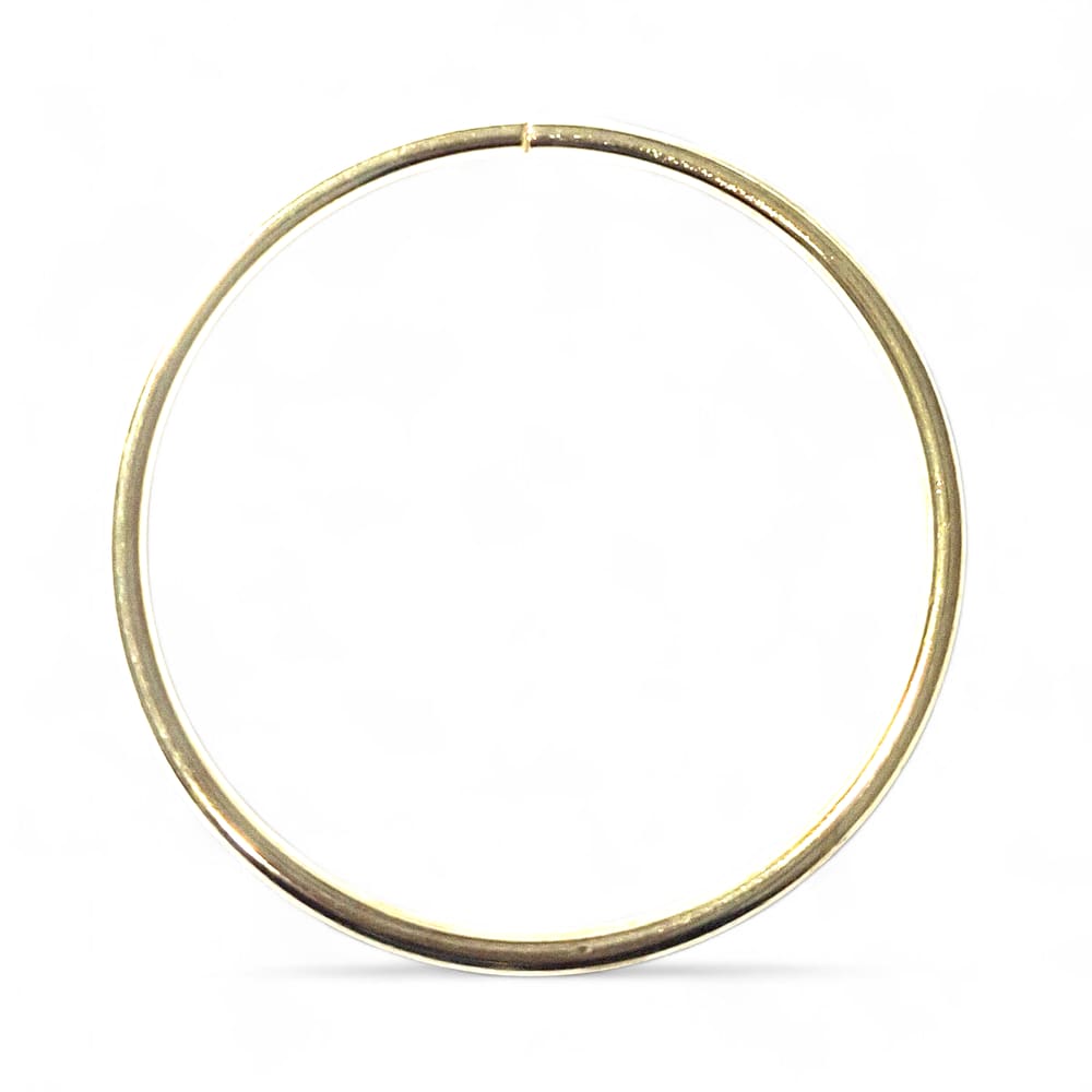 Pulseira de Metal Idé Ouro Grande Proteção Assentamento 8 cm