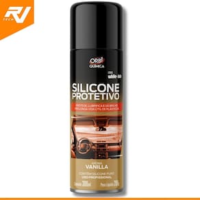 Silicone Spray 300ml Orbi Restaurador Para Painel De Carro Plástico Couro Borracha Canaleta Dobradiças