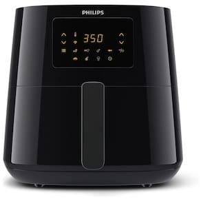 Airfryer com Capacidade de 6,2L, Tecnologia Rapid Air e Controle pelo App, 110V 2000W, Philips Essential, Preta