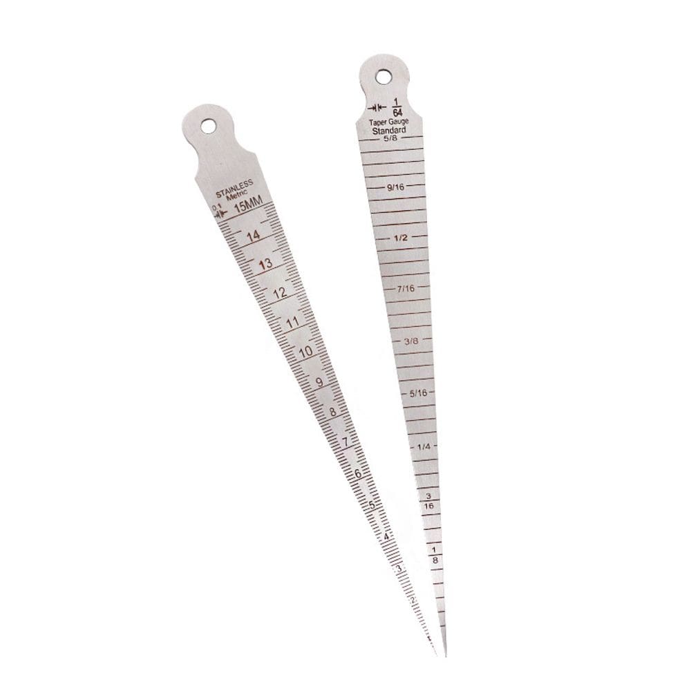 Régua de aço inoxidável da abertura do calibre do feeler da