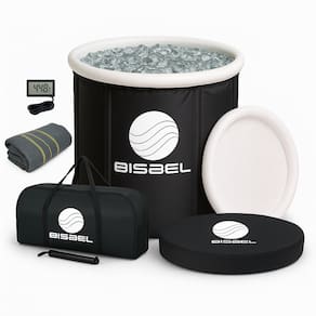 Kit Banheira De Gelo Recovery Crioterapia + Toalha + Termomettro